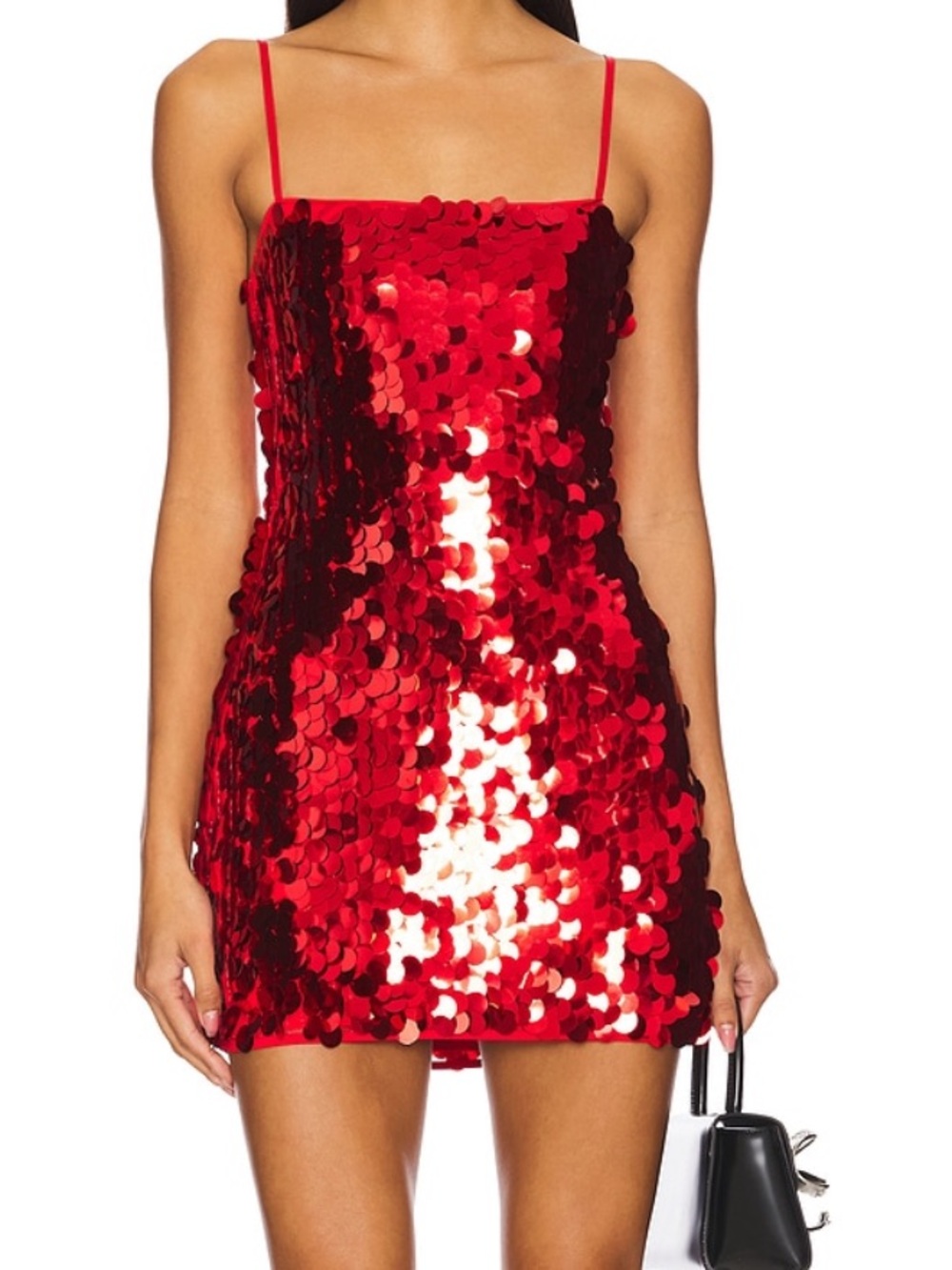 More to come yarina mini dress in red